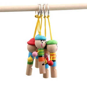 Child Pirate Whistle Wooden Whistling Educational Toys Child Gift Musical Instrument