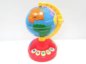 children cartoon globe sphere tellurion light music story battery operated