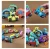 Import Children Gift Custom Originality Design Vehicle Magnetic Bread Cartoon Animal Small Train Wood Toy from China