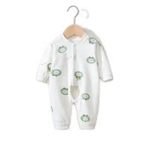 Children&#x27;s baby clothes newborn baby jumpsuit baby cotton ha clothing long-sleeved spring and autumn soft package mail.