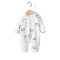 Children&#x27;s baby clothes newborn baby jumpsuit baby cotton ha clothing long-sleeved spring and autumn soft package mail.