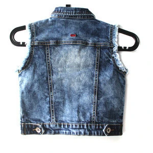 China Factory Wholesales Summer kids Denim Jackets Vintage Girls Short Jeans Coat