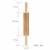 Import China Factory Wooden Laser Engraved Rolling Pin Christmas theme Reindeer Snowflake patterns Embossed Rolling Pins from China