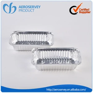 China manufacture Disposable aluminium foil food containers