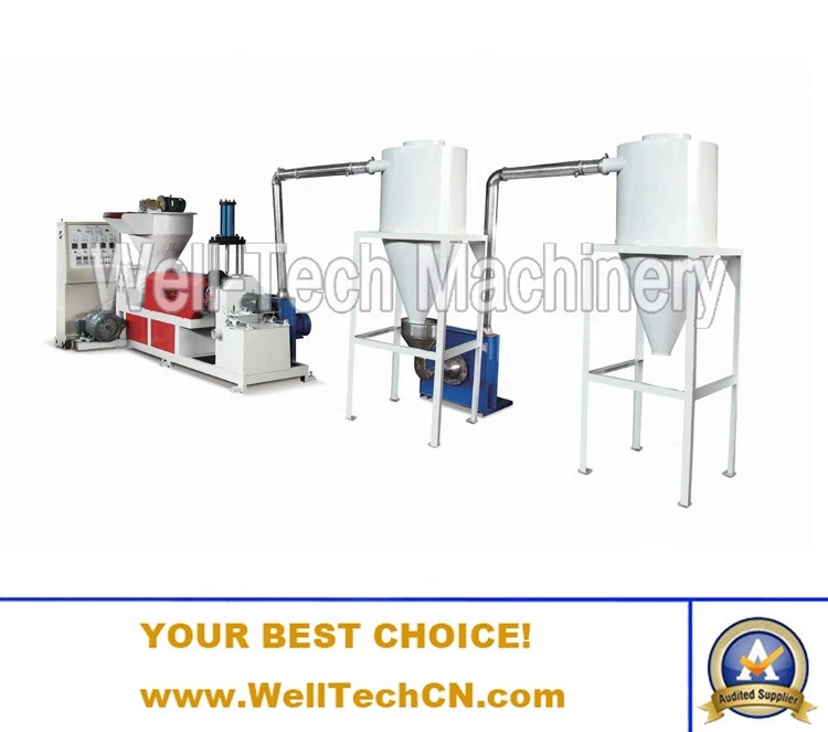 China Manufacture Professional Air Cooled Waste Plastic Recycling Machine Plastic Recycling Granulator Machine