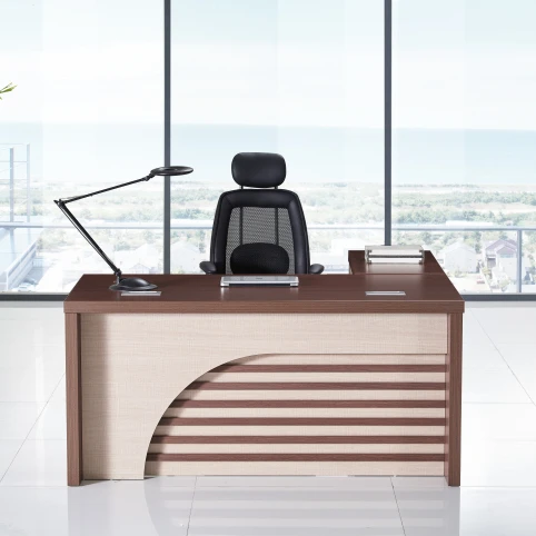 China manufacturer office furniture Lshape hot sale office desks modern MDF office table
