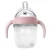 Import China manufacturer wholesale 150ml 240ml newborn baby silicone wide neck milk feeding bottles with handle from China