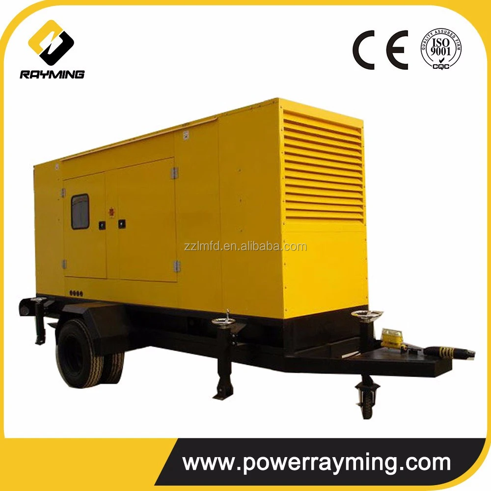 China OEM factory price 100kw trailer diesel generator with cummins engine