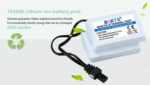China supplier rechargeable 3.7v 2600mah flat li-ion battery pack
