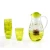 Import China supplier wholesale eco-friendly kettle set  2.4L household items plastic juice jug set party home plastic water jug set from China