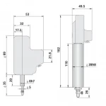 China supply high precision Microcator twisted-coil comparator torsional spring comparator reed-type comparator