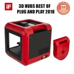 Chinese mini 3d printer Flashforge Finder, a cheap and smart printing 3d machine with wifi connect