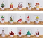 Christmas Tree Candle Lights LED Battery Portable Christmas Table Light Indoor Outside