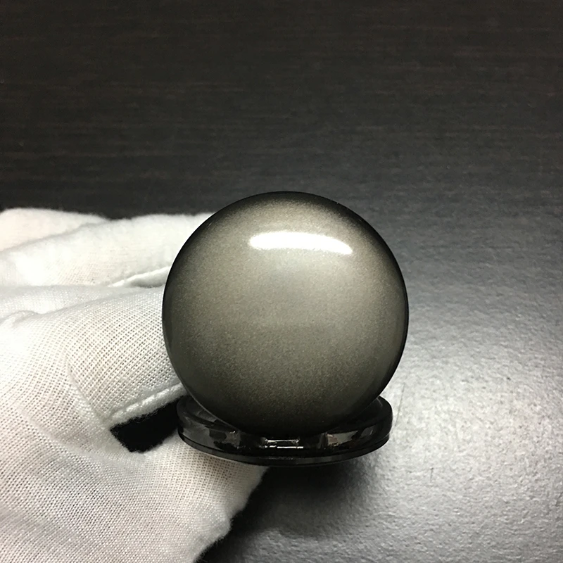 Christmas&#x27;gift 40mm diameter blank alloy case quartz movement gun black pocket watch favor