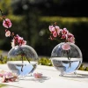 Clear Round Decorative Glass Ball Terrarium Flower Vase Home Wedding Party Decor