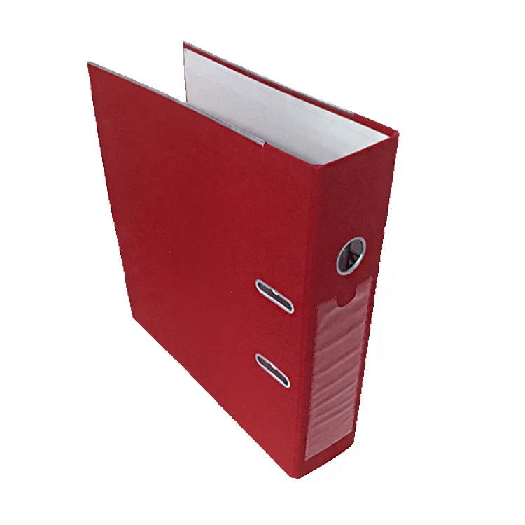 Clip Box Cardboard File Cover Folder A4/A5 Size 2 -holes Ring Binder With Labels For Office School