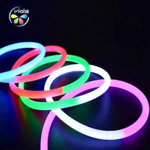 Color Changing Silicone 360degree Orange Led Rope Light 5005 RGB Led Flexible Neon Tube