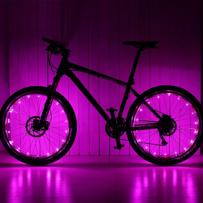 Colorful Led Mountain Bike Bicycle Wheel Spoke Light USB Charging Wheel Lamp Bike Accessories Luces Led