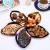 Import Colorful Stainless Steel Cake Candy Plate Leaf Shaped Fruit Fast Food Container Snack Dish from China