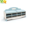 Comfortable Cushion Kindergarten Children Storage Cabinet