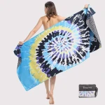 Comfortable Printed Custom Logo Cartoon Printing Beach Towel Embossed Beach Towel