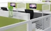 Commercial modern modular 6 people staff office furniture desk cubicle partitions steel frame table workstation