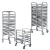 Import Commerical hotel kitchen utility plastic food cart restaurant service trolley from China
