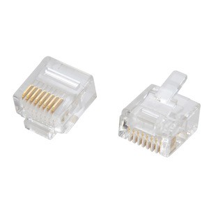 Connectors terminals UTP FTP cat5e amp cat6 rj45 8p8c modular plug