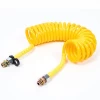 Coorosion Resistance Suzi Coiled Air Cables with Plastic / Steel Spring Protection