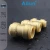 Import copper tube size compression fittings coupling straight stainless steel pipe fittings for pex and copper tube from China