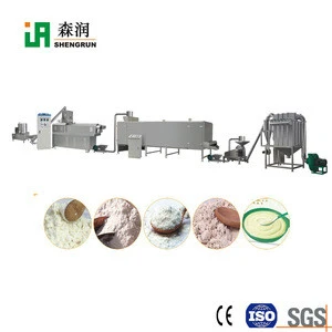 Corn Powder Production Line Pre Cooked Maize Meal Extrusion Making Machine
