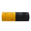 Cost-effective Rubber  Breaker Yellow-Black Road Speed Bump