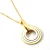 Import Costume African Fashion Jewelry Gold Round Women&#039;s Stainless Steel Jewelry Sets from China