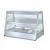 Import Counter top hot food display warmer / snack warmer display / glass food warmer display showcase from China