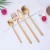 Import Creative matt gold flatware hanging cutlery table ware cutlery set dinnerware stainless steel from China