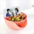 Import Creative plastic melon seeds nut bowl snacks dry fruit plate dish tray with mobile phone holder from China
