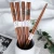 Import Creative polishing japanese style flower design reusable wooden chopsticks from China
