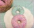 Import Crochet Donut Pillow with Sprinkles Baby kitchen crochet donuts Toys from China
