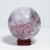 Import Crystals Healing Stones Ball Pink Plum Tourmaline Rubellite Sphere Reiki Stone Crafts  For Meditation from China