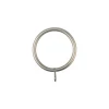 Curtain Ring Accessories Stainless Steel Metal curtain pole accessary curtain rod ring with  Hooks Clips
