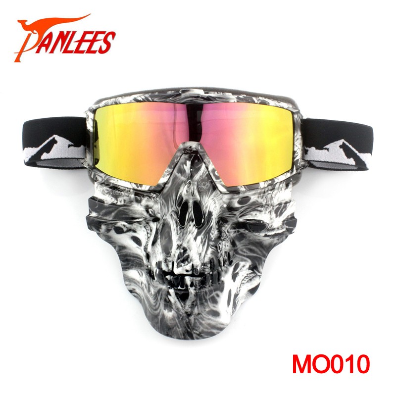 Custom 2018 New Style UV400 CE Motorcycle Goggles Sports Goggles Mask With Adjustable Strap