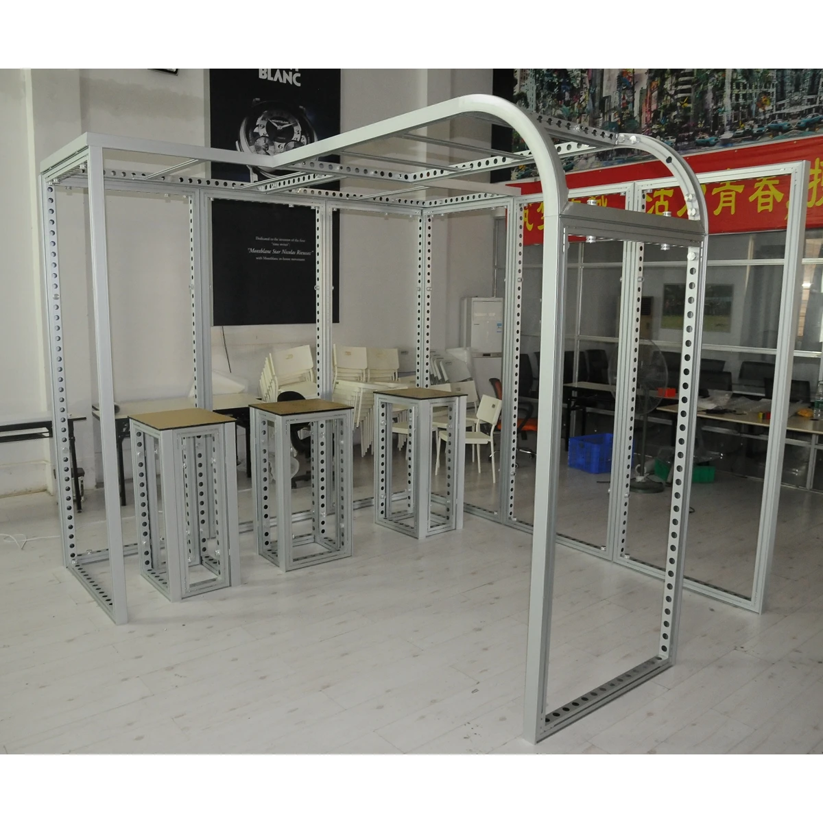 Custom 3X3 Aluminum China Display Stand Design Expo Trade Show Exhibition Booth