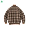 Custom Casual Long Sleeve Winter Thick Flannel For Men Winter Cropped Jackets