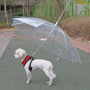 Custom cheap umbrella printing cute pet dog umbrella for rain