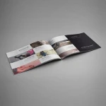 Custom cloth book Travel Geography Magazine printing