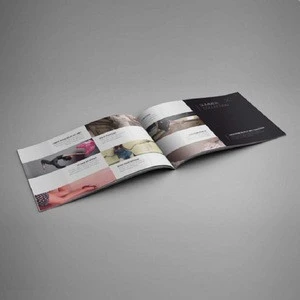 Custom cloth book Travel Geography Magazine printing