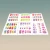 Import custom colorful vinyl foil nail sticker nail art design from China