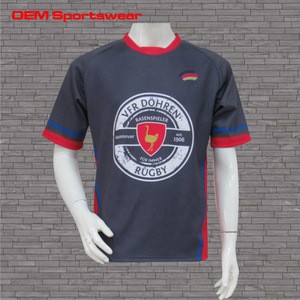 custom design sublimated practice shirts rugby jersey