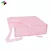 Import custom different types pink flat foldable/folding elastic packaging gift box with ribbon closure from China