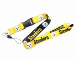 Custom Good quality Atlanta Falcons lanyard accessories American football key chains Fans decoration In stock